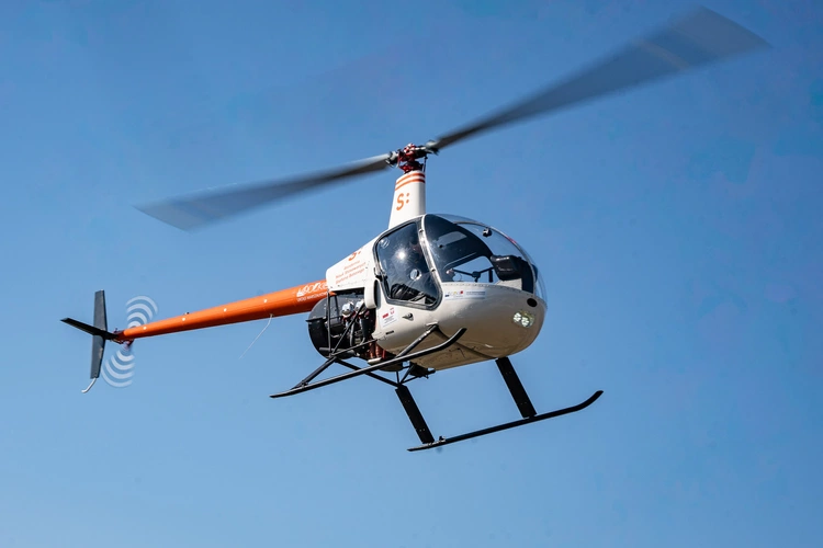 Helikopter dla studentów ze Skierniewic