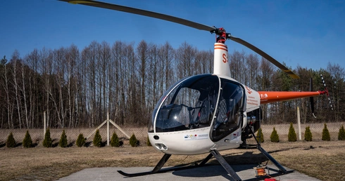 Helikopter dla studentów ze Skierniewic