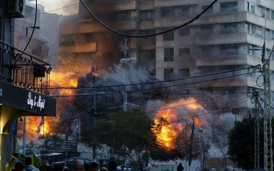 W bombardowanym przez Izrael Bejrucie