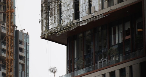 Zniszczenia po atakach w Dubaju