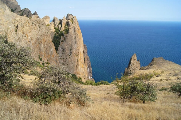 Malowniczy pejzaż Krymu