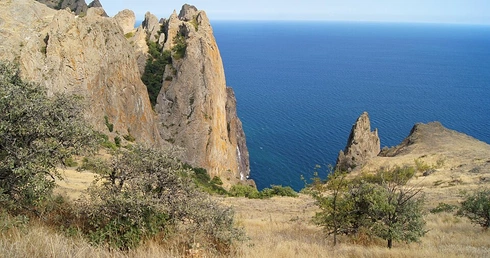 Malowniczy pejzaż Krymu