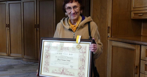 Papieski medal Pro Ecclesia et Pontifice dla Grażyny Nalepy z Bielska-Białej