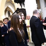 Bierzmowanie w katedrze