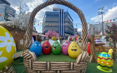 Jarmark Wielkanocny na katowickim rynku