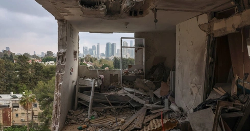 Zniszczenia w Tel Avivie