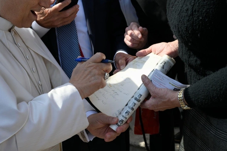 Papież spotkał się z kolegami z podstawówki