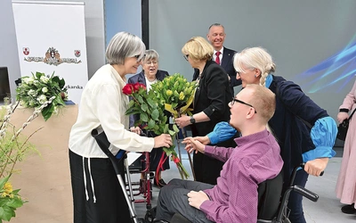 W uroczystości wzięli udział też pacjenci gdańskiej pediatry.