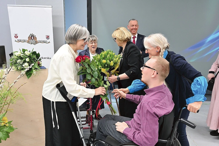 W uroczystości wzięli udział też pacjenci gdańskiej pediatry.
