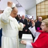 Wymiana piuski z papieżem na oczach tak wielu ludzi to dla Mateusza jak dotąd największe przeżycie