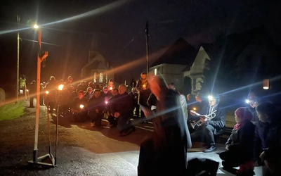 Droga Krzyżowa ulicami Wysokiej k. Branic