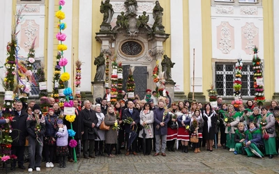 Niedziela Palmowa w Trzebnicy. Powitanie Króla