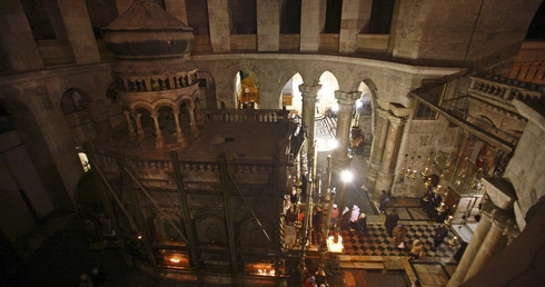 Izrael: Prezydent Hercog wyraził ubolewanie z powodu zamknięcia Bazyliki Grobu Pańskiego przed chrześcijańskimi hierarchami