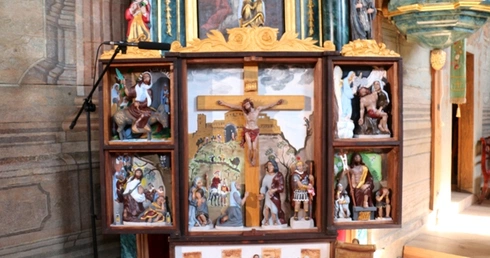 Świąteczne dekoracje w skansenie