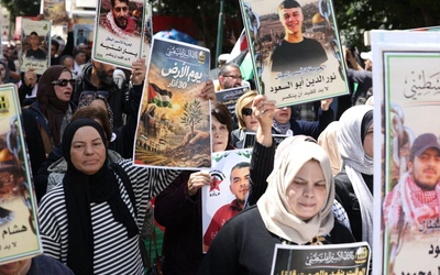 Palestyńczycy protestują przeciwko nowemu izraelskiemu prawu