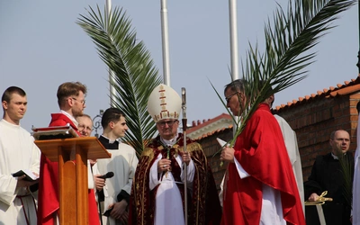 Płock. Niedziela Palmowa w katedrze