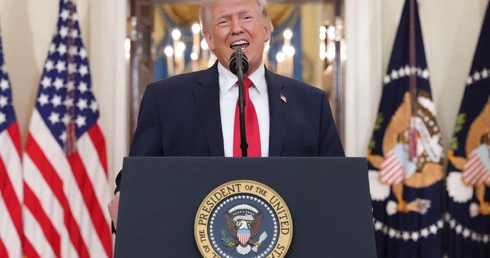 Donald Trump wygłasza orędzie do narodu