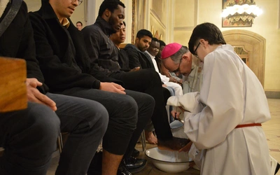 Wielki Czwartek. Msza św. Wieczerzy Pańskiej w Kościele Mariackim w Katowicach