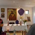 Droga Krzyżowa w schronisku Towarzystwa Pomocy im. św. Brata Alberta