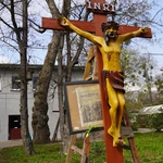 Droga Krzyżowa w schronisku Towarzystwa Pomocy im. św. Brata Alberta