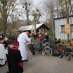 Droga Krzyżowa w schronisku Towarzystwa Pomocy im. św. Brata Alberta