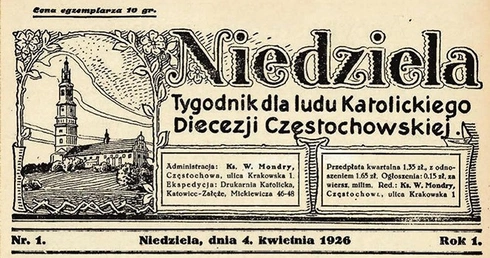 Niedziela” ma 100 lat. Jubileusz tygodnika z Częstochowy
