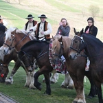 Banderia z figurą zmartwychwstałego Chrystusa