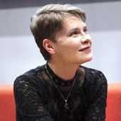 Eliza Kącka w Wojewódzkiej Bibliotece Publicznej.