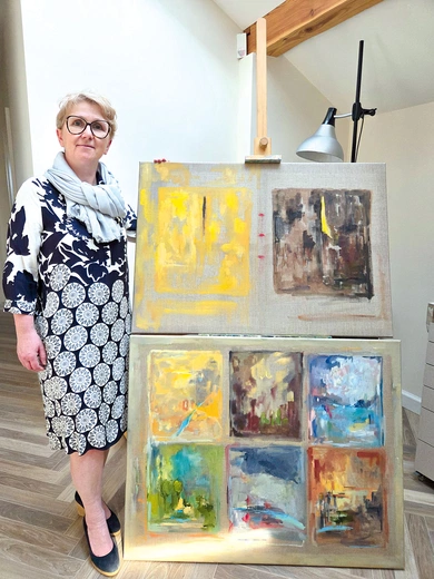 Wystawę prac Małgorzaty Sikory  do 25 kwietnia można oglądać w Spirala Cafe w Bielsku.