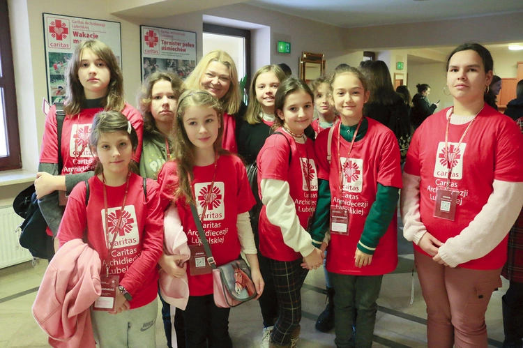 Wolontariusze CAL  od najmłodszych lat  czynią dobro. 