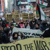 Antywojenny protest w Nowym Jorku
