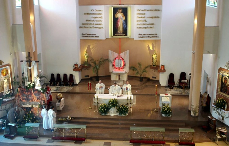 Odpust w Sanktuarium Milosierdzia Bożego w Gliwicach 