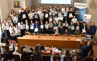 Uczestnicy konkursu Biblista Junior swoją wiedzą o Biblii zawstydziliby wielu dorosłych