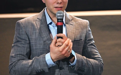 Andrzej Kocuba z Fundacji Filmowej „Powołany”, producent dokumentu pt. „Maryja. Matka papieża”.