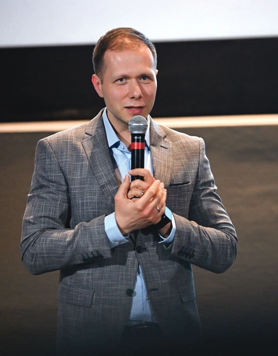 Andrzej Kocuba z Fundacji Filmowej „Powołany”, producent dokumentu pt. „Maryja. Matka papieża”.