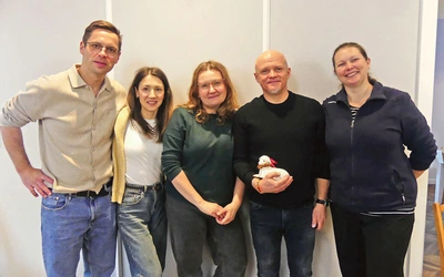 Od lewej:  Monika i Sławomir Iwaniccy,  Marta i Wojciech Pałaszowie oraz Katarzyna Maślanka.