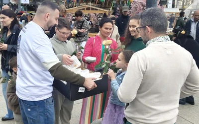 Niedziela Miłosierdzia na rynku katowickim