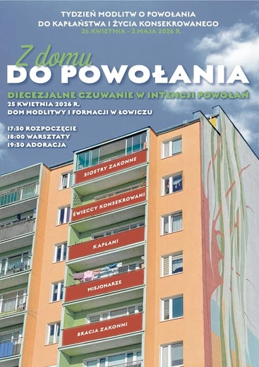 Zaproszenie na diecezjalne czuwanie w intencji powołań