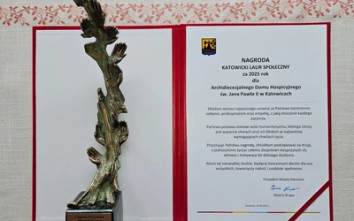 Katowicki Laur Społeczny dla Archidiecezjalnego Domu Hospicyjnego św. Jana Pawła II w Katowicach