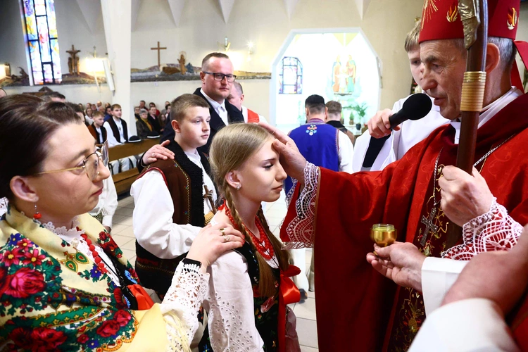 Bierzmowanie w Tylmanowej