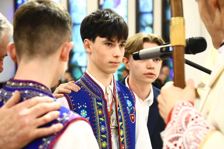 Bierzmowanie w Krościenku