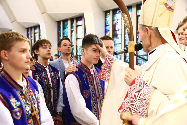 Bierzmowanie w Krościenku