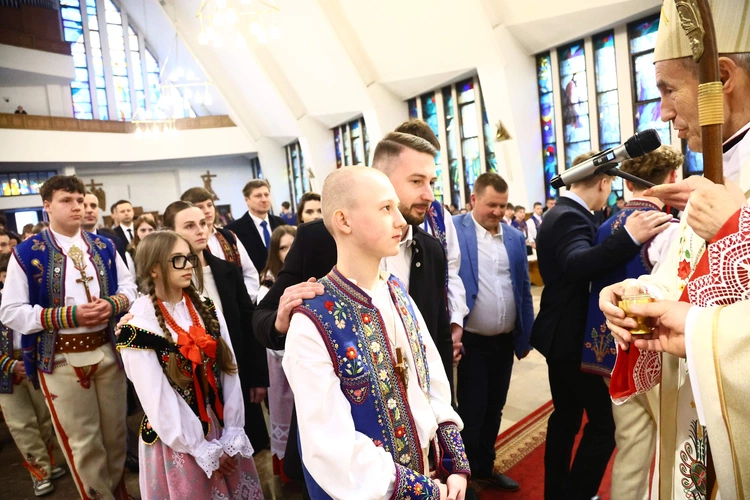 Bierzmowanie w Krościenku