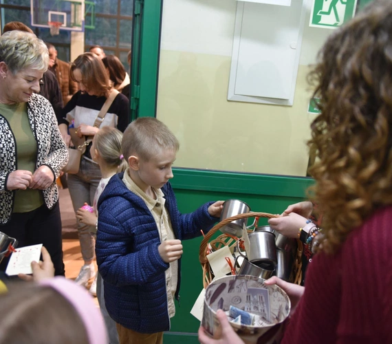 Blaszany kubek w Tęgoborzu