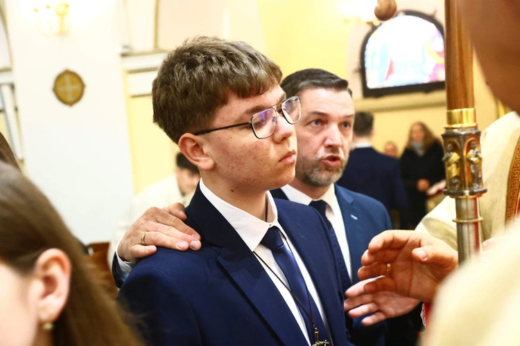 Bierzmowanie w Żabnie