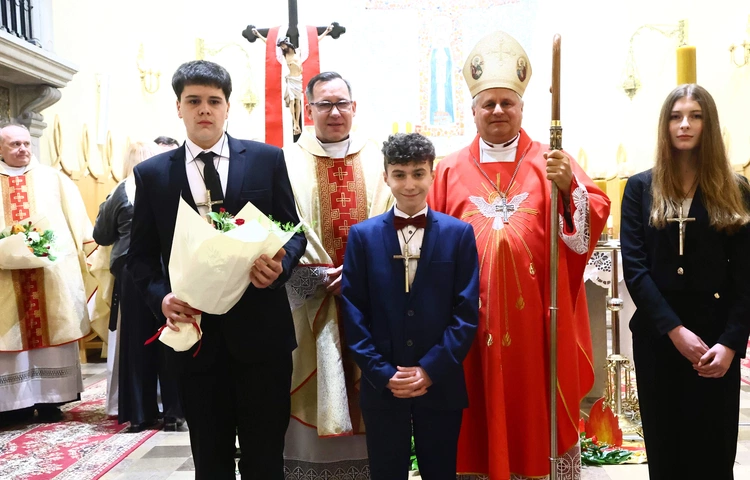 Bierzmowanie w Żabnie