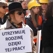 Protest w Krakowie