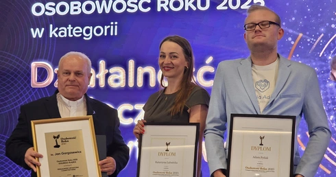 Uznany za osobowość roku ks. Jan Gargasewicz już z nagrodą
