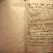 Akta sprawy zatwierdzenia testamentu szlachcica przed sądem kościelnym w Krakowie z 1714 roku. 