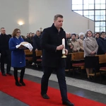 Wprowadzenie relikwii św. Jana Pawła II do parafii w Jesionce - Msza św.
